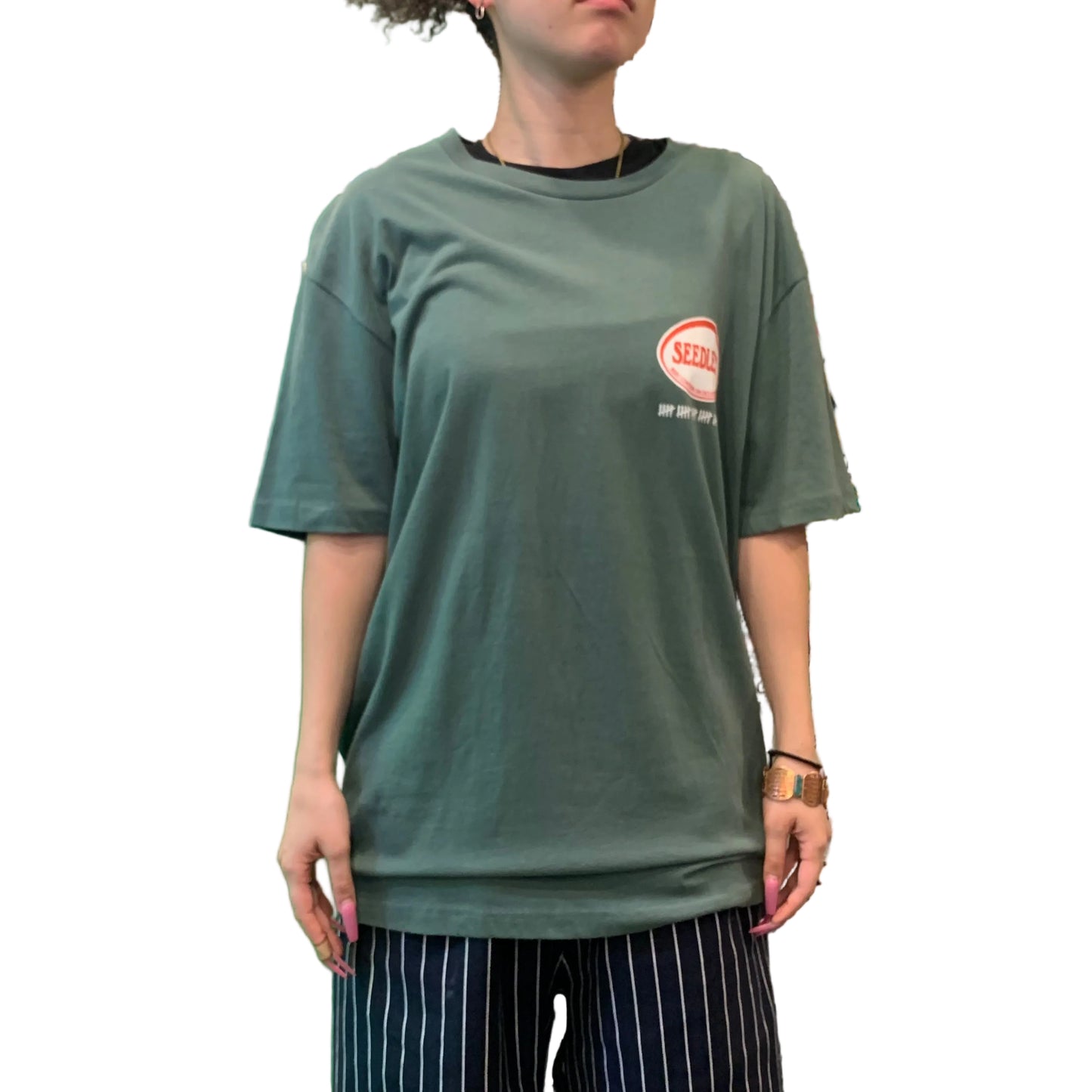 seedleSs シードレス OG SEEDLESS Tシャツ グリーン/ブラック