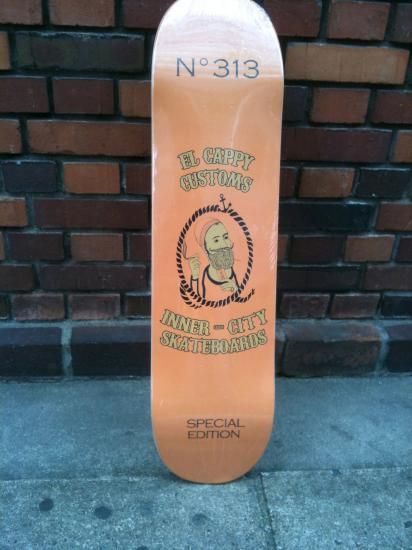 EL CAPPY "ZIG-ZAG"ジグザグ INNER CITY SKATE BORDS スケートボードデッキ SK8