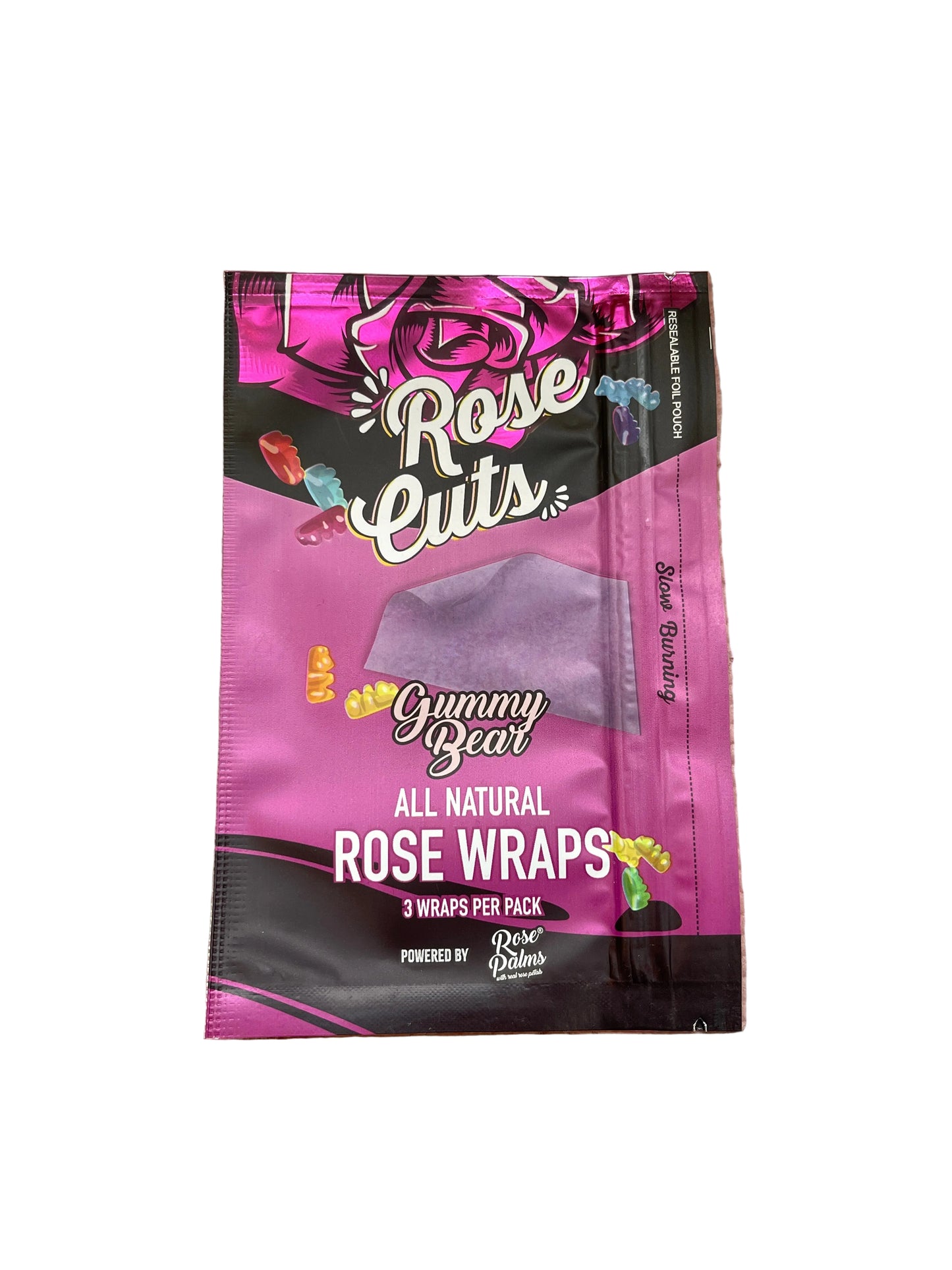 ★Rose Cuts ローズカット Purple/Pink Rose Wraps（3枚入） ブラント