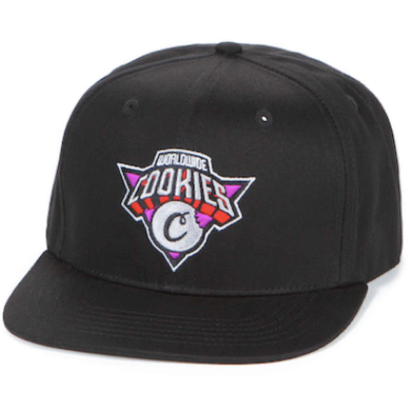 Cookies クッキーズ Full Clip Embroidered Snapback キャップ ブラック
