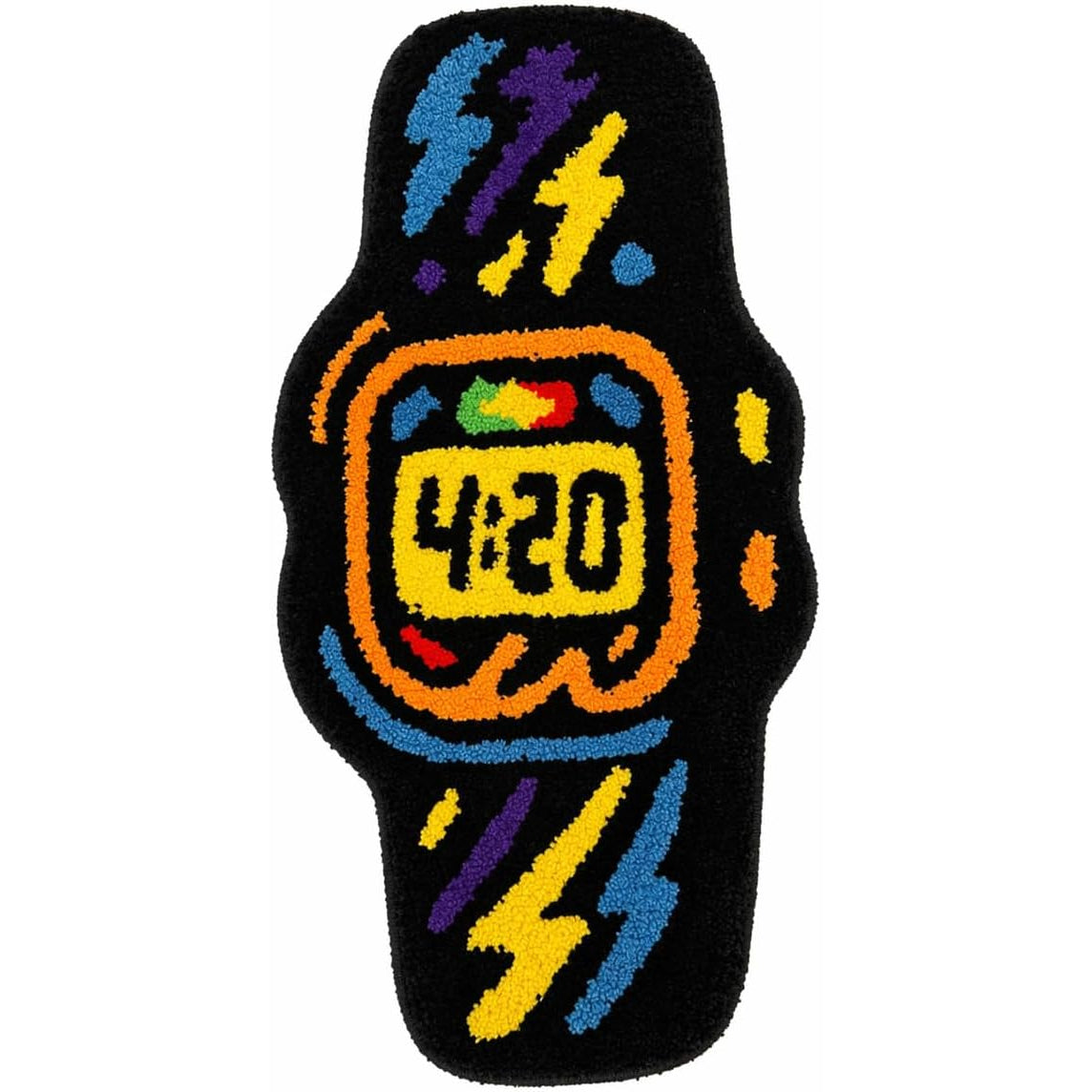 LAKEA Cartoon Watch Shaped Cool Gamer Rug ラグマット
