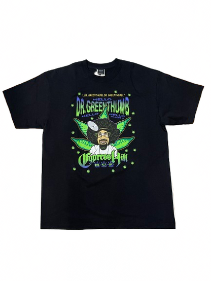 HUF x Cypress Hill ハフxサイプレスヒル Dr. Greenthumb Black T-Shirt Tシャツ ブラック