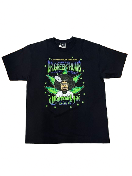 HUF x Cypress Hill ハフxサイプレスヒル Dr. Greenthumb Black T-Shirt Tシャツ ブラック