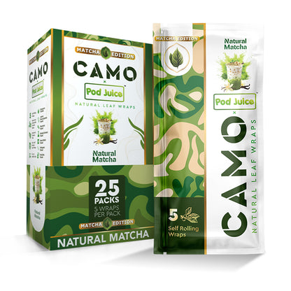Afghan hemp アフガンヘンプ CAMO x Pod Juice Blunt Wraps ブラント