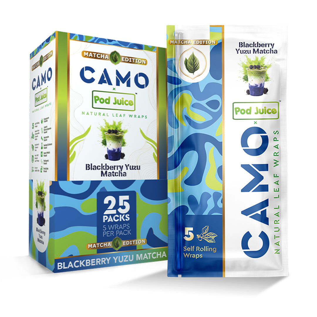 Afghan hemp アフガンヘンプ CAMO x Pod Juice Blunt Wraps ブラント