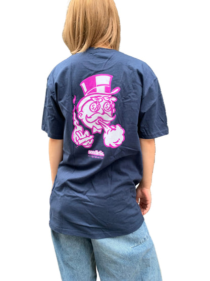 seedleSs シードレス Weed Money s/s t-shirts Made in U.S.A Tシャツ ネイビー