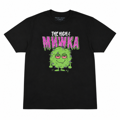 The High & Mightyザハイアンドマイティー x Mishka Stoney Burnie Black T-Shirt Tシャツ ブラック
