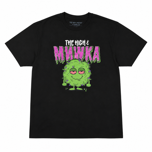 The High & Mightyザハイアンドマイティー x Mishka Stoney Burnie Black T-Shirt Tシャツ ブラック