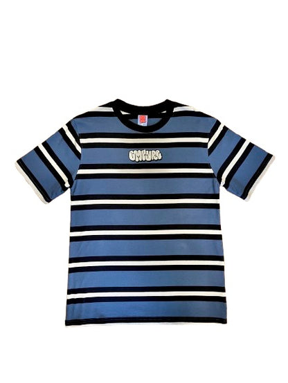 Empyre エンパイア Burner Knit Blue Stripe T-Shirt Tシャツ ブルー