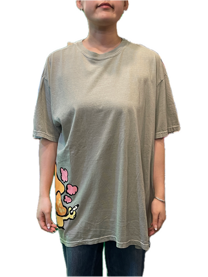 The smokers club ザスモーカーズクラブ mushroom Tee Tシャツ カーキ
