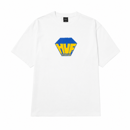 HUF ハフ Big Block White T-Shirt Tシャツ