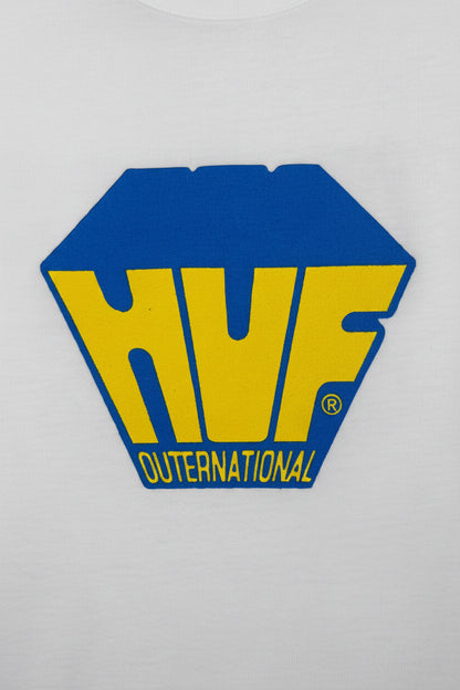 HUF ハフ Big Block White T-Shirt Tシャツ