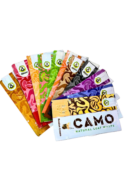 Afghan hemp アフガンヘンプ CAMO Natural Leaf Blunt Wraps ブラント