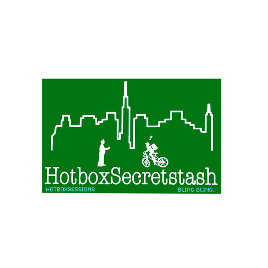HOTBOX SESSIONS ホットボックスセッションズ  "Hotbox Secret stash" ステッカー sticker
