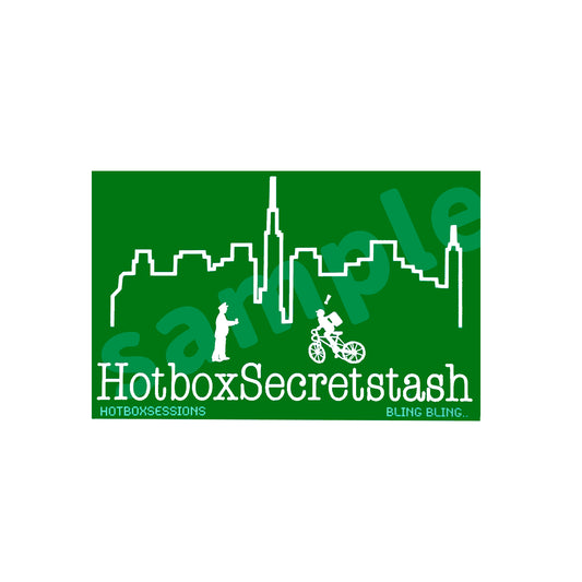 HOTBOX SESSIONS ホットボックスセッションズ  "Hotbox Secret stash" ステッカー sticker