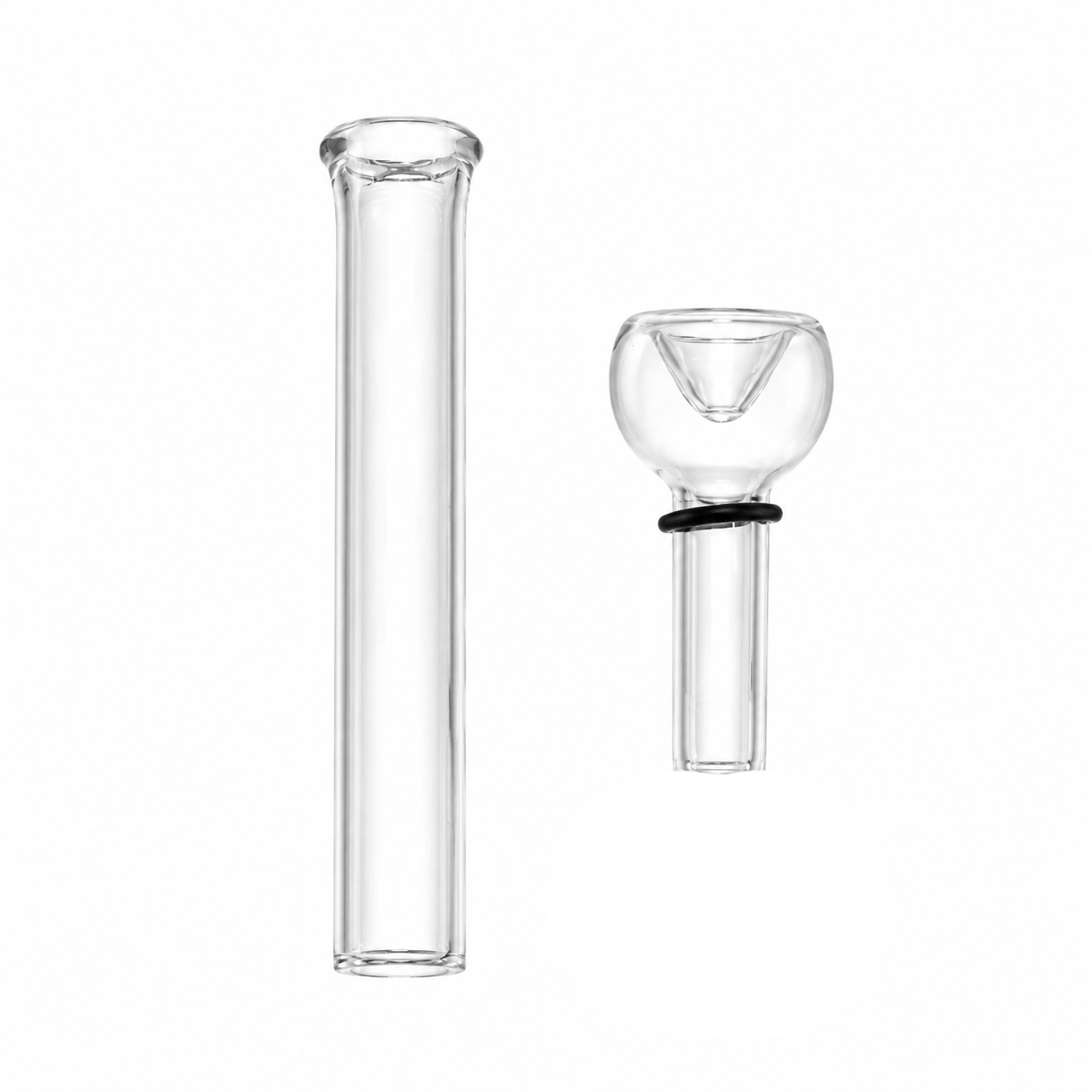 Glass Water Pipe Bowl Stem ボウル付きステム 12.5cm