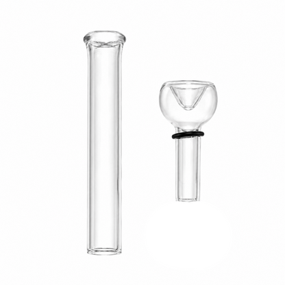 Glass Water Pipe Bowl Stem ボウル付きステム 12.5cm