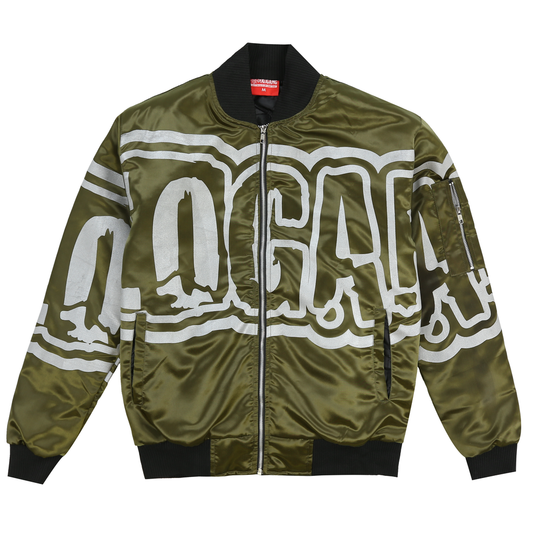 GLO GANG グロギャングOversized Font Logo Bomber Jacket ジャケット