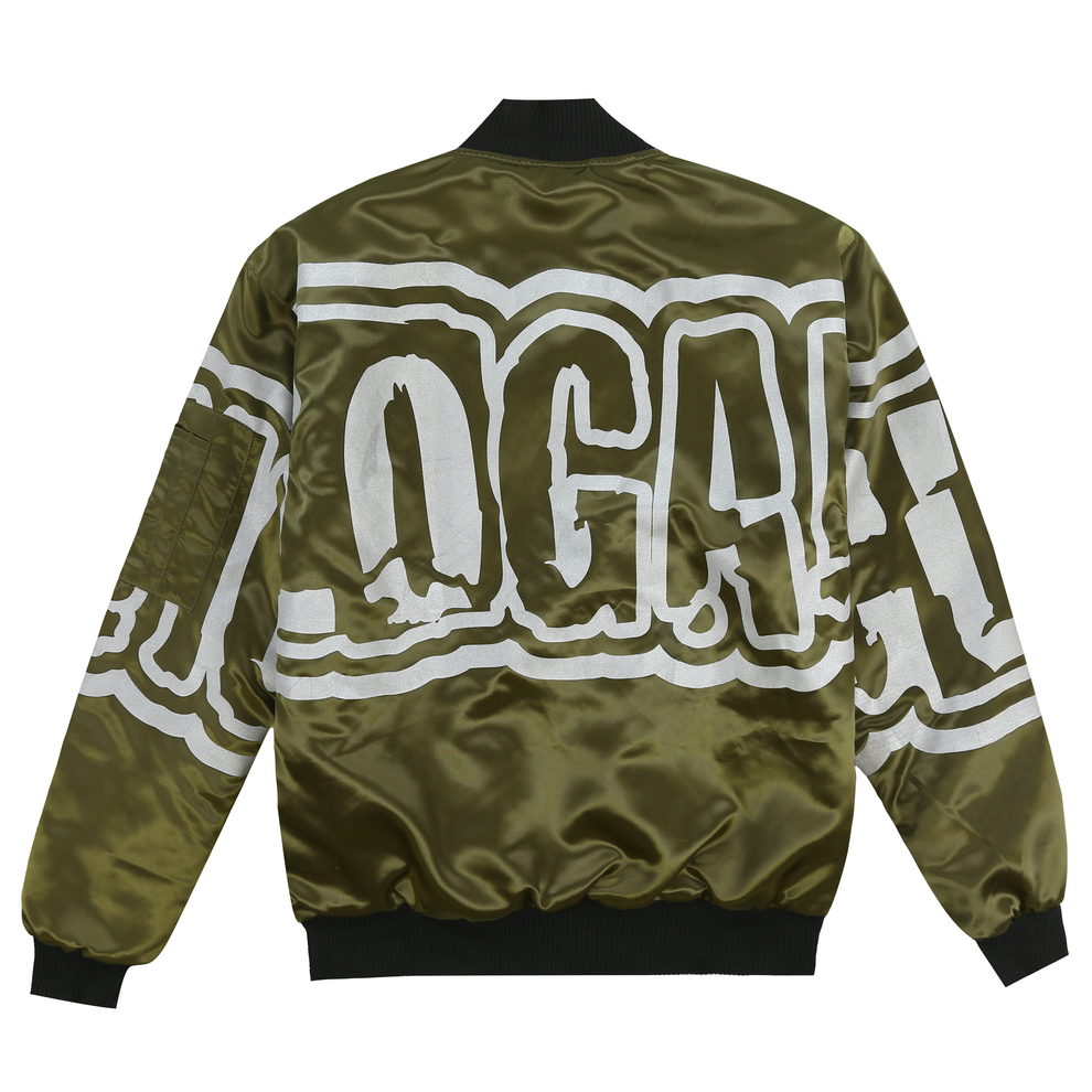 GLO GANG グロギャングOversized Font Logo Bomber Jacket ジャケット