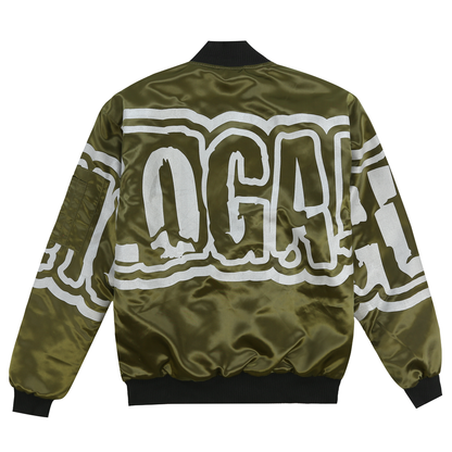 GLO GANG グロギャングOversized Font Logo Bomber Jacket ジャケット