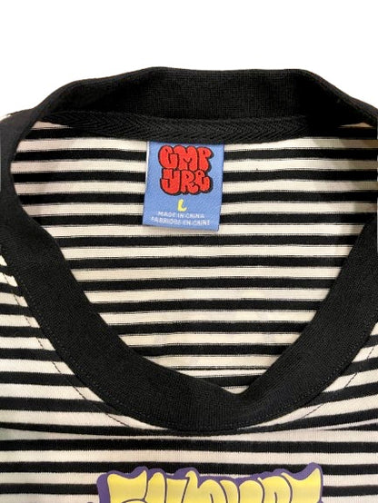 Empyre エンパイア Bad Cat Black & White Knit T-Shirt Tシャツ ブラック
