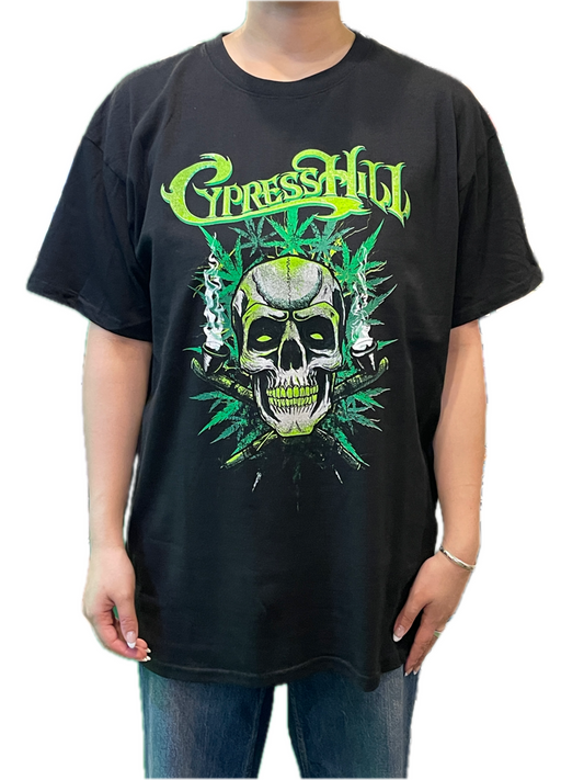 Brisco Brands ブリスコブランドCypress Hill Skull T-Shirt Tシャツ ブラック