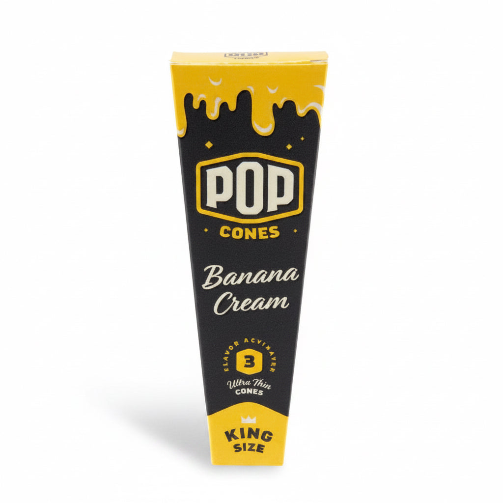 POP Cones ポップコーン papers unbleached king size プレロールコーン