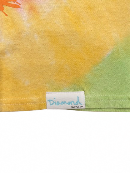 DIAMOND SUPPLY Co X Taylor Gang ダイアモンドサプライxテイラーギャング We○d maps KUSH  TEE TieDye