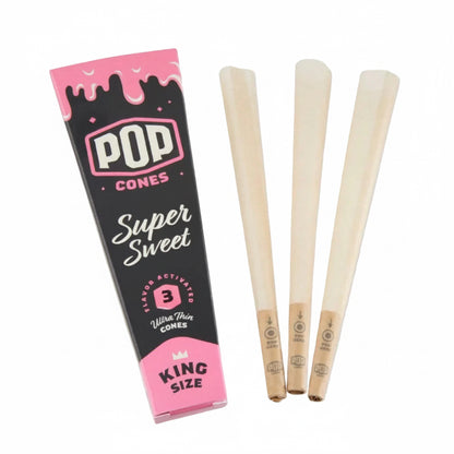 POP Cones ポップコーン papers unbleached king size プレロールコーン