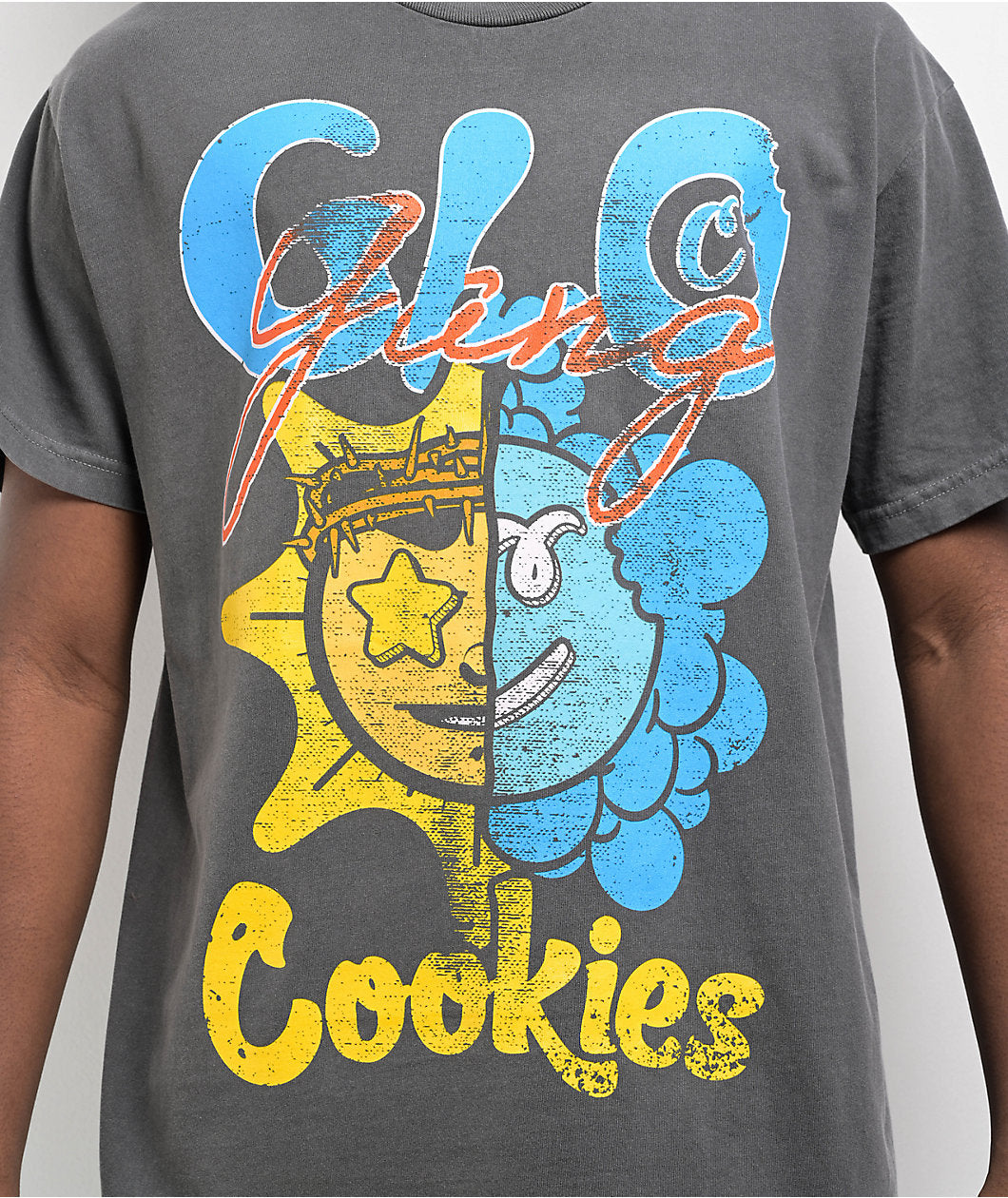 Cookies クッキーズ x Glo Gang グロギャング Sun Bite Grey T-Shirt Tシャツ