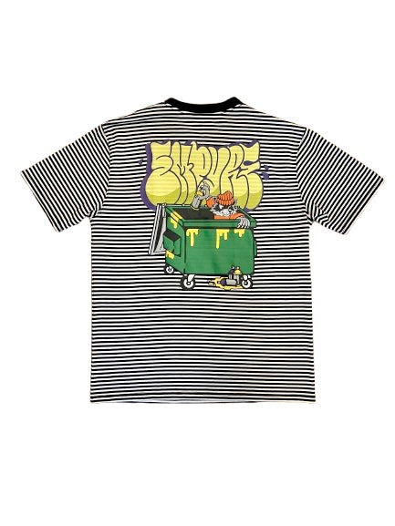 Empyre エンパイア Bad Cat Black & White Knit T-Shirt Tシャツ ブラック