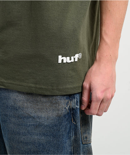 Disney x HUF ディズニーxハフ Mickey Mouse Airbrush Green T-Shirt Tシャツ