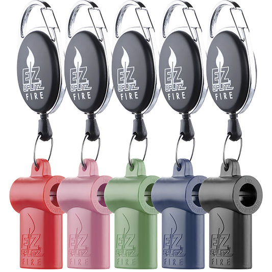 EZ Fire lighter leash with splitter & Belt Clip スプリッター&伸縮式ライターホルダー