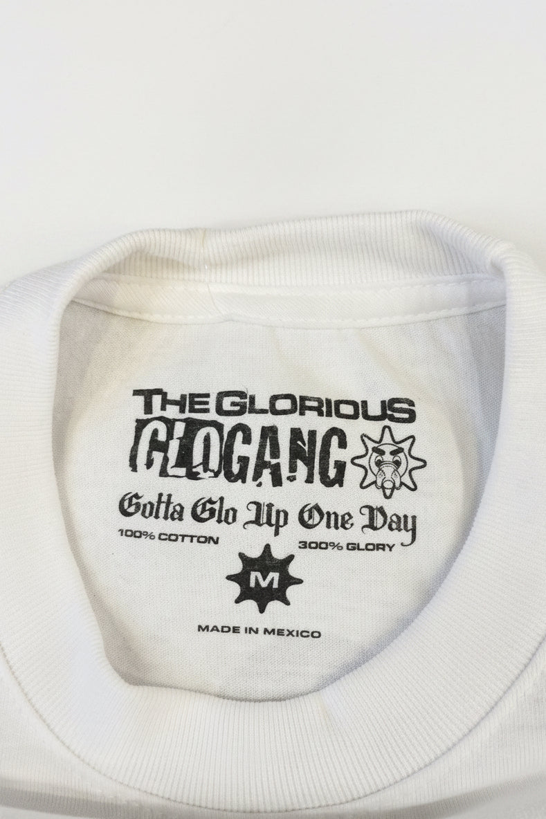 Glo Gang グロギャング Glo Or Die White T-Shirt Tシャツ