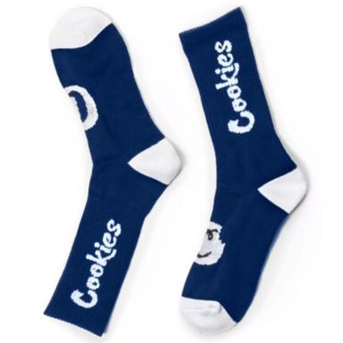 Cookiesクッキーズ ORIGINAL LOGO  SOCKS Navy ソックス 靴下