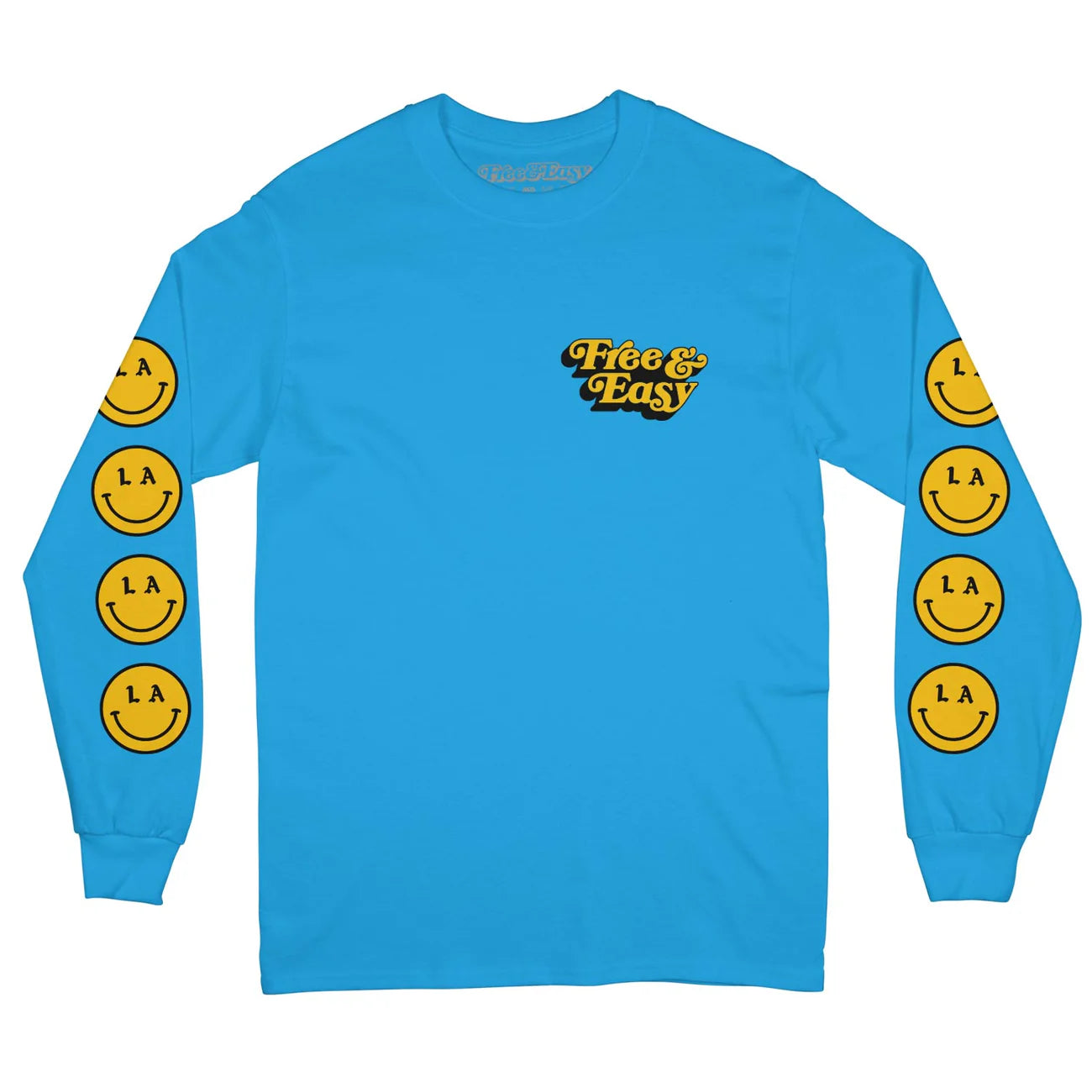 Free&Easy フリー&イージー Be Happy LS Tee ロングTシャツ