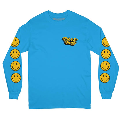 Free&Easy フリー&イージー Be Happy LS Tee ロングTシャツ