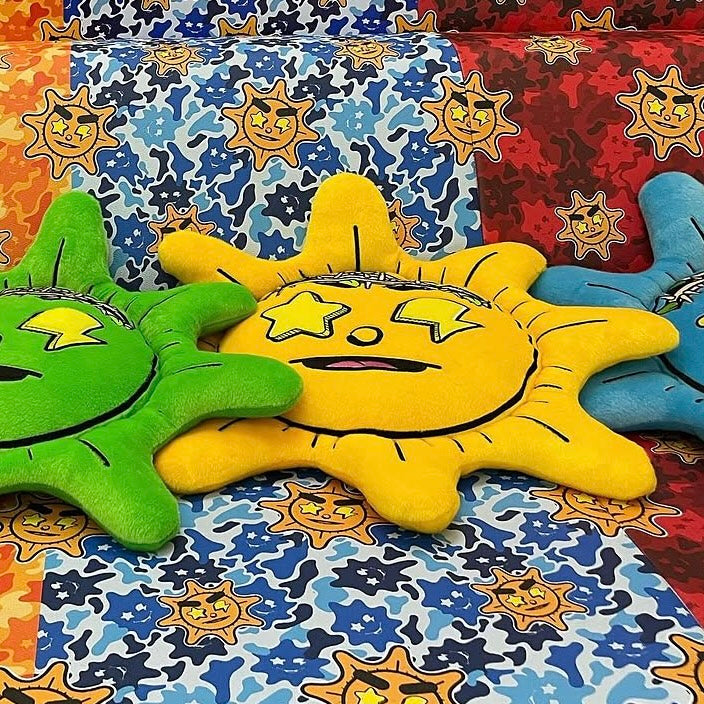 Glo Gang グロギャング Glo Sun Thorn Pillow ピロー