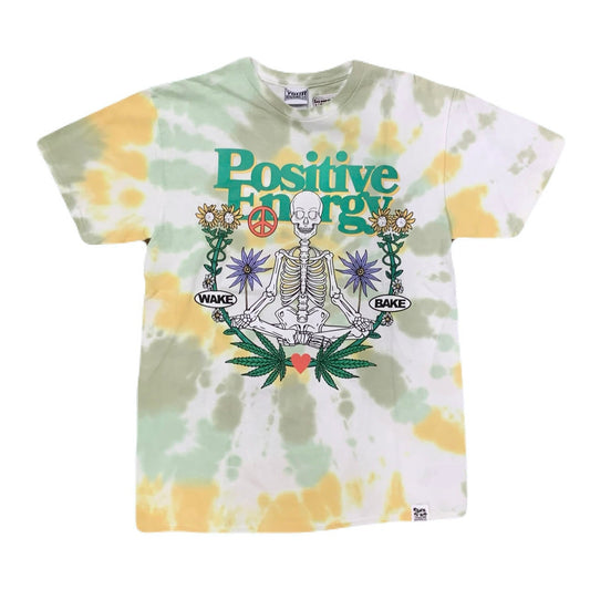 Your Highness ユアハ
イネス Meditation Skeleton Orange & Green Tie Dye T-Shirt Tシャツ