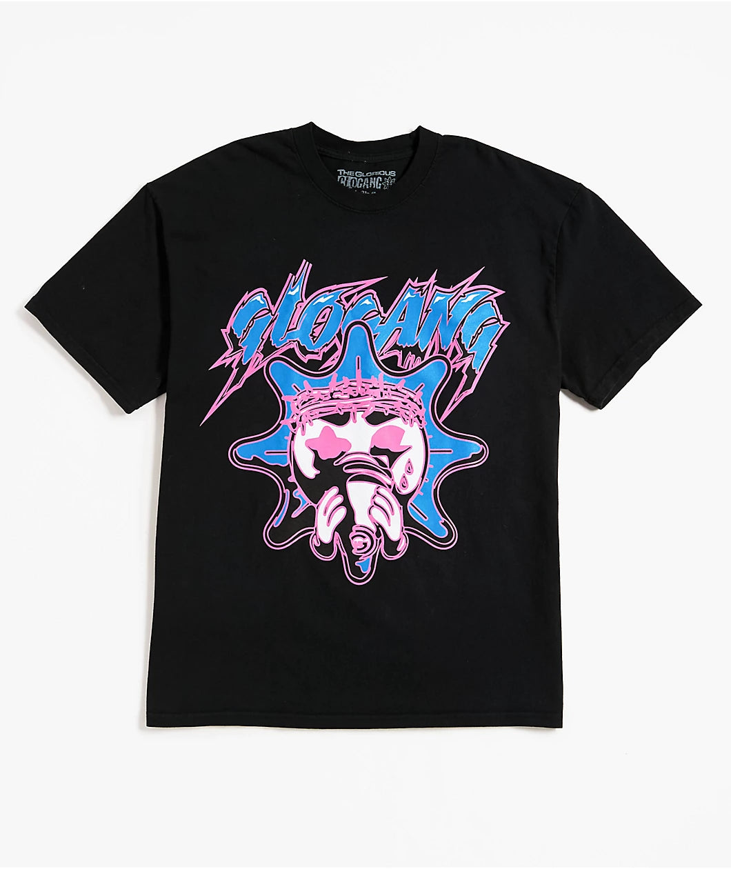 Glo Gang グロギャング A Glory World (Black) Tシャツ