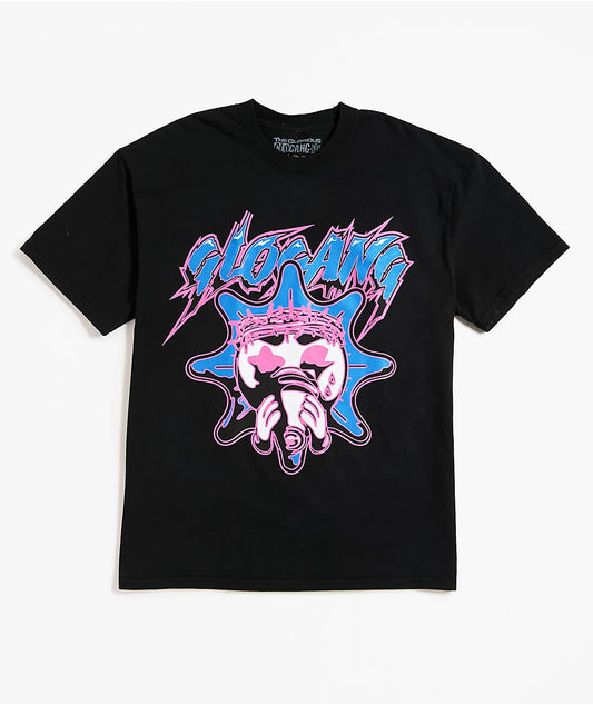 Glo Gang グロギャング A Glory World (Black) Tシャツ