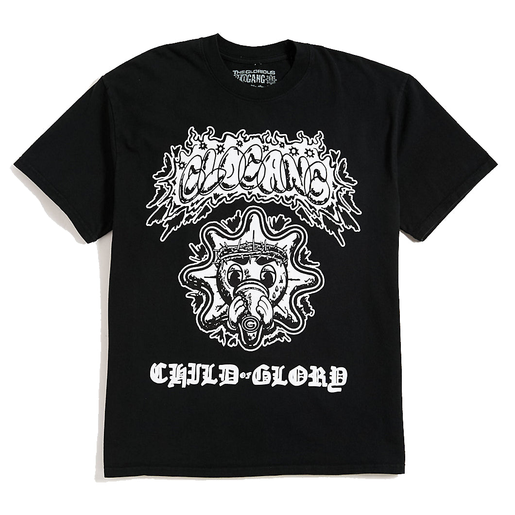 Glo Gang グロギャング Glo Burst Black T-Shirt Tシャツ