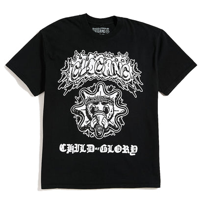 Glo Gang グロギャング Glo Burst Black T-Shirt Tシャツ