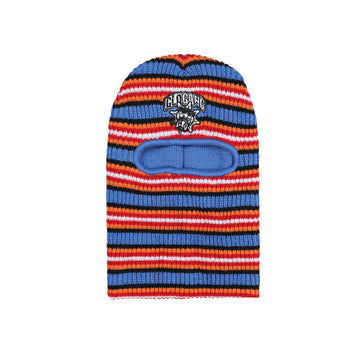 Glo Stripe Ski Mask - Blue/Red