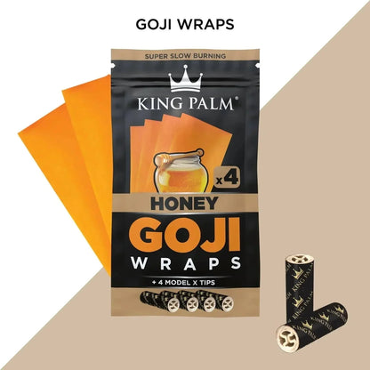KING PALM キングパーム Goji Blunt Wraps 4Pack & Filter Tips ブラント+チップ 4枚入り