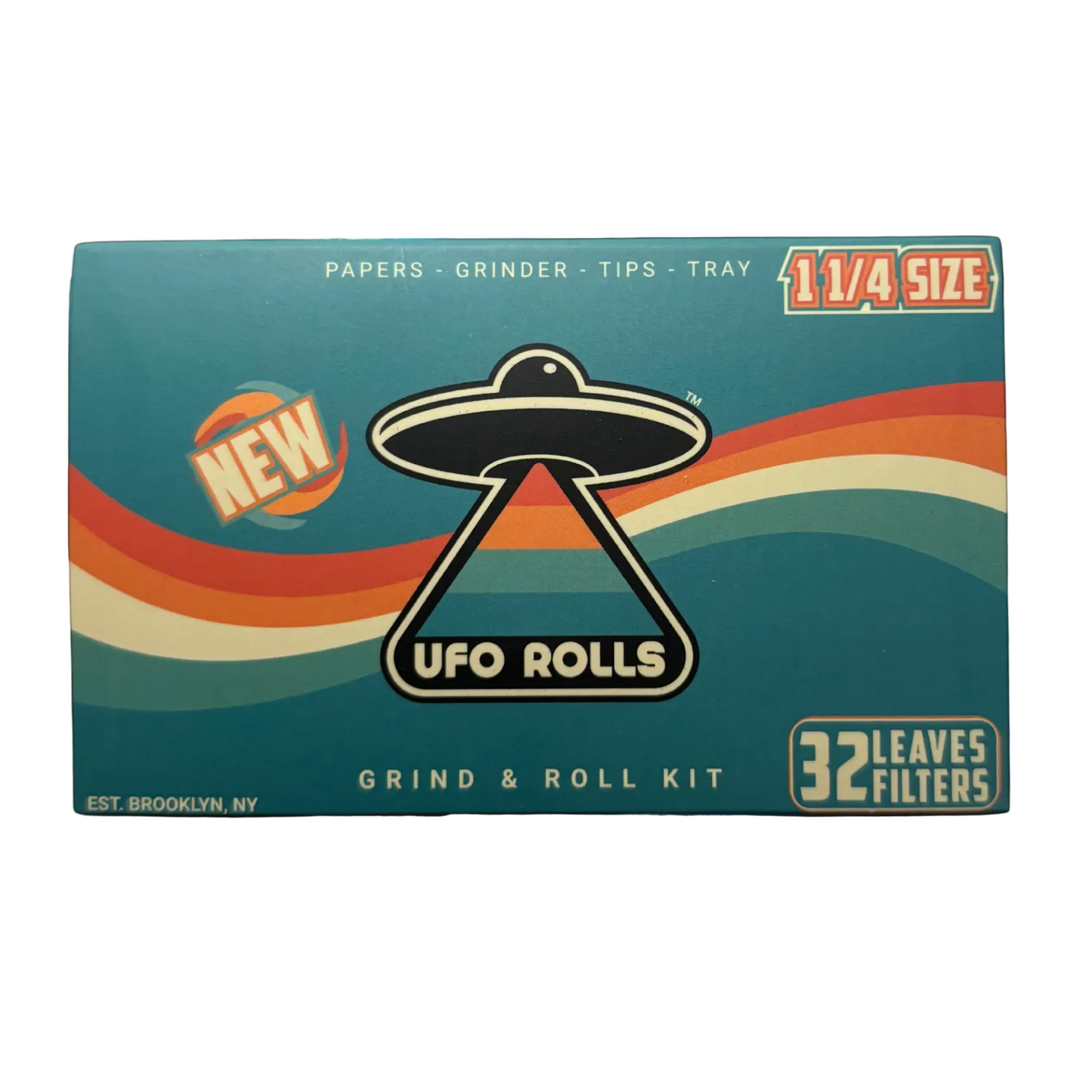UFO Rolls ユーフォーロールズ Rolling Papers ブックレットタイプ ペーパー+チップ+グラインダー