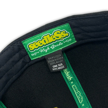 seedleSs シードレス HASHISH X SEEDLESS GREEN キャップ