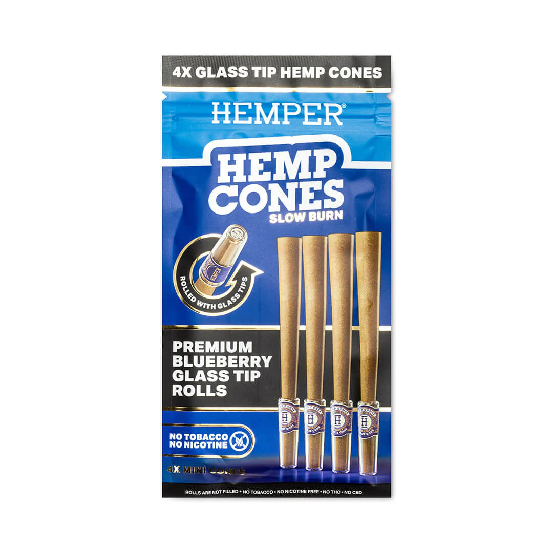 HEMPER ヘンパー Mini Size Pre-Rolled Hemp Cones ブラントコーン+ガラスチップ 4本入り