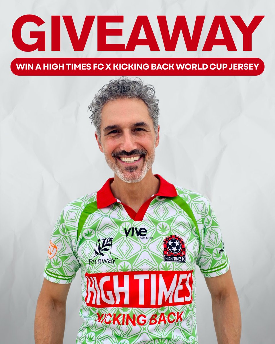 High Times FC x Kicking Back  ハイタイムスxキッキングバック World Cup Jersey シャツ