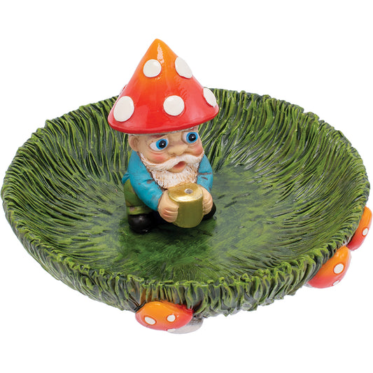 Fujima フジマ Magnetic Gnome in Grass Flat Incense Burner お香インセンス立て